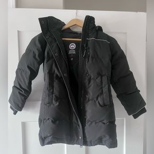 Girls Canada Goose winter parka